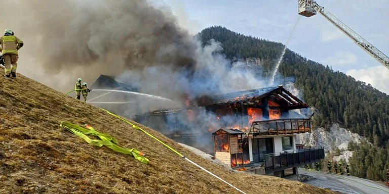 Großbrand in Schladminger Hotel: Brandstiftung derzeit ausgeschlossen