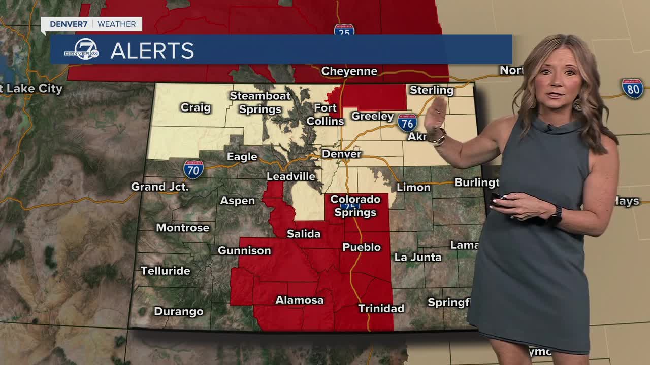 Another day of record breaking heat in store across the Denver metro area