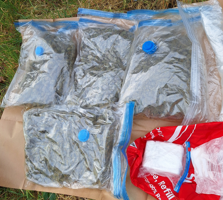 Two men due in court after seizure of suspected drugs worth £100k