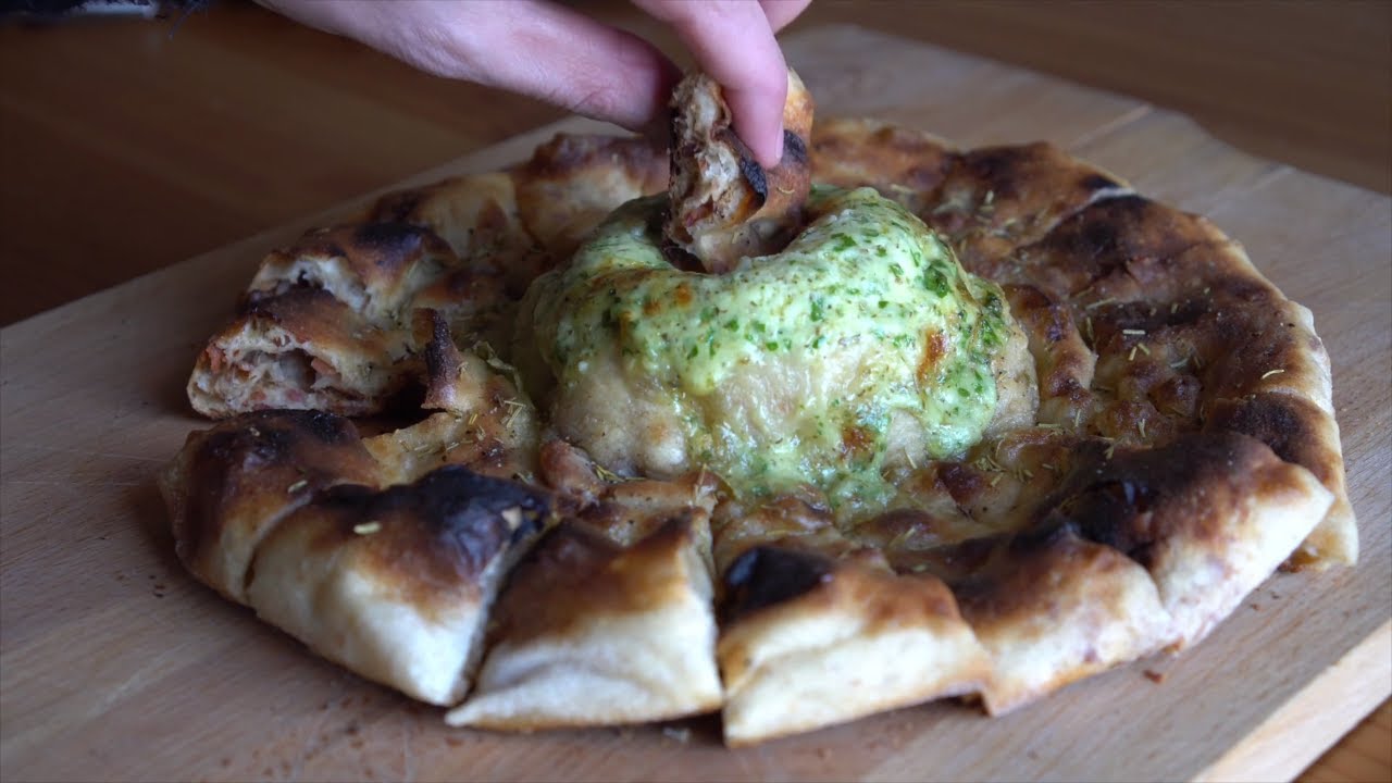 Jon Snow Volcano Pizza Recipe With A Cheesy Lava Center