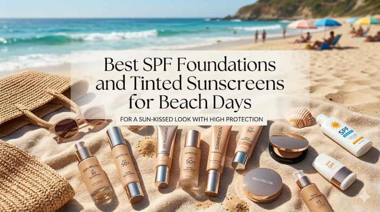 Best 5 SPF foundations and tinted sunscreen for beach days