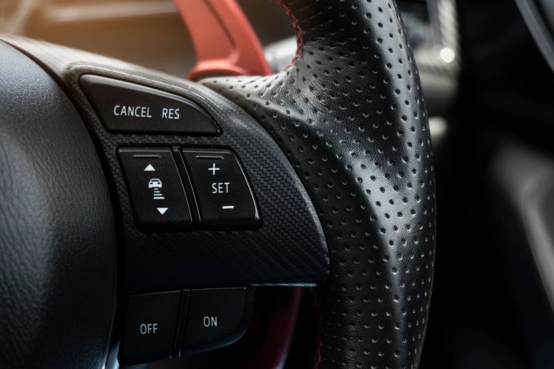 drivers should avoid using cruise control terrain hazards