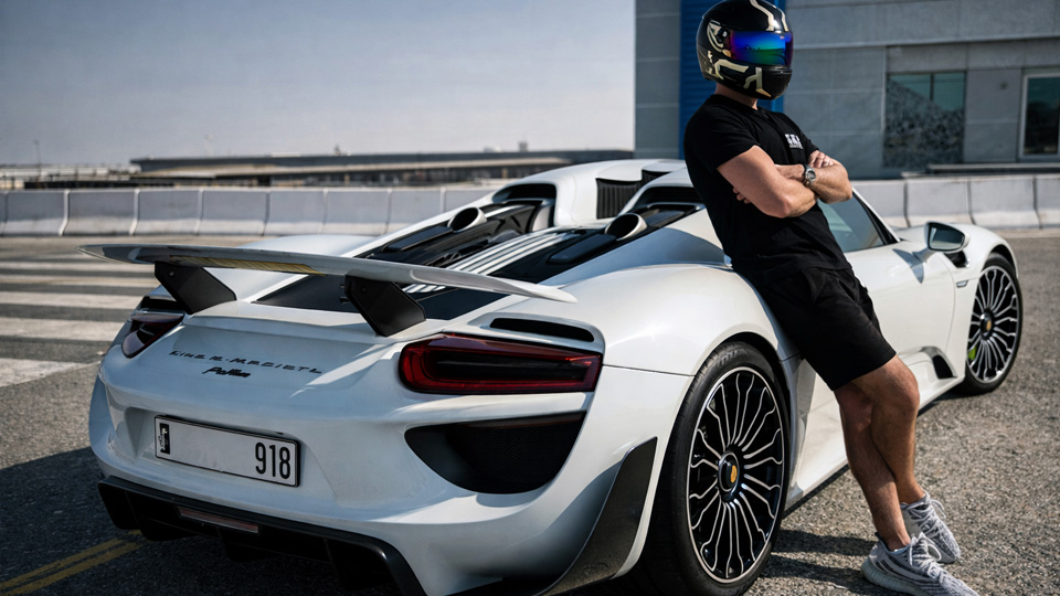 Porsche 918 Spyder Legende mit Hybrid Power