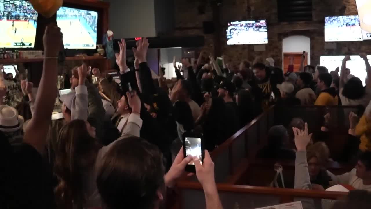 Watch the moment VCU fans erupt after Rams beat UNC Tar Heels