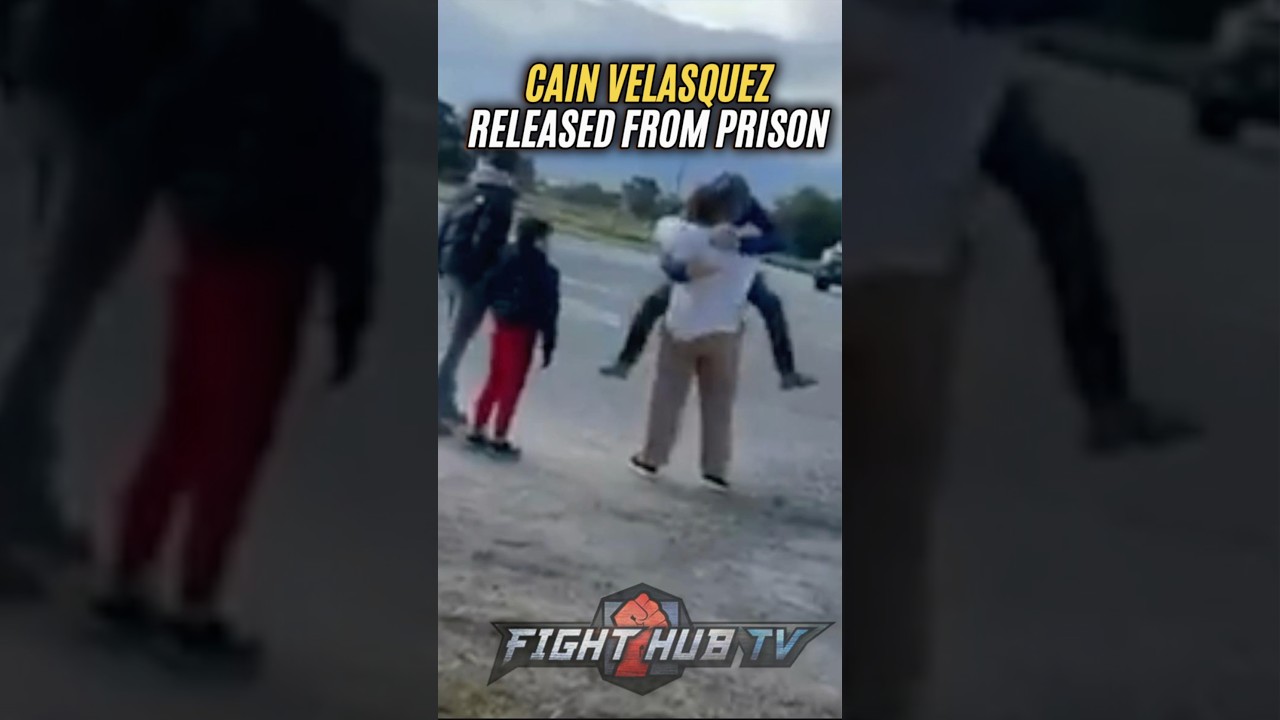 Cain Velasquez officially released from prison following legal battle