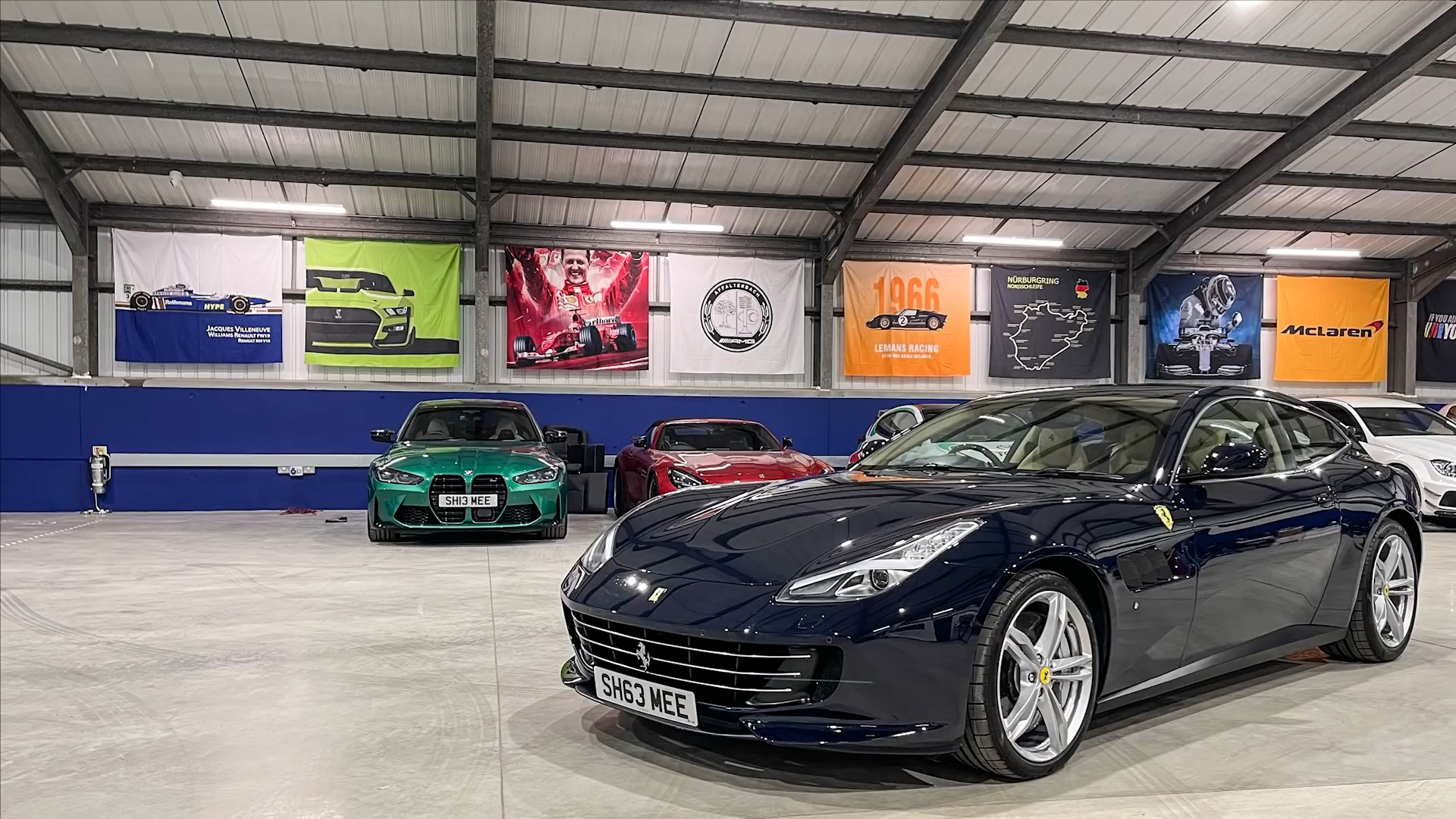 Ferrari GTC4Lusso V12 in premium storage facility