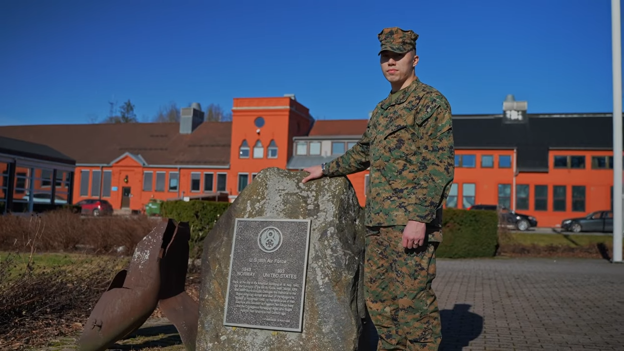 He wore the uniform then followed his grandfather’s war across history