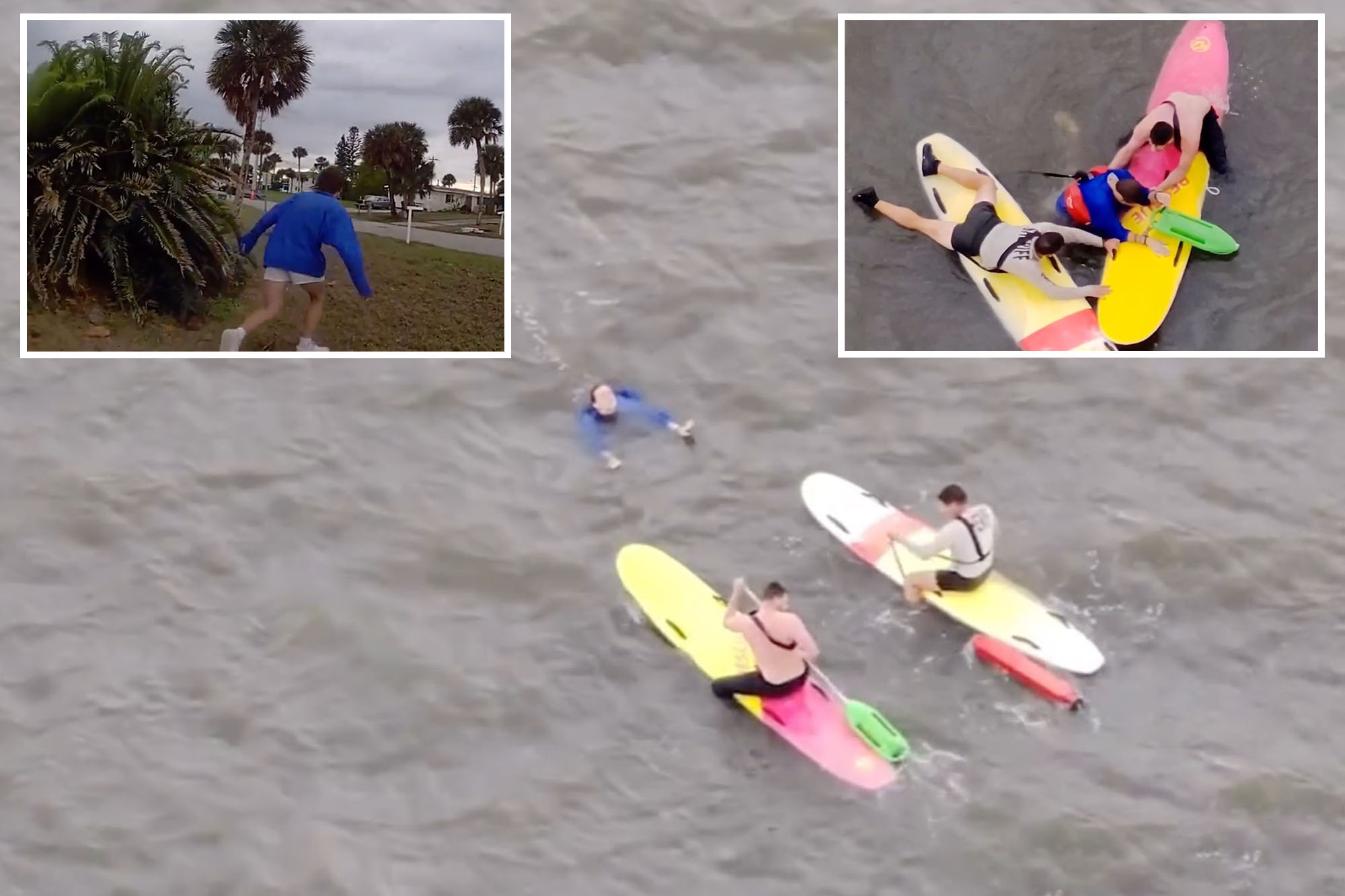 Florida cops jump on paddleboards to catch fleeing suspect in wild ...