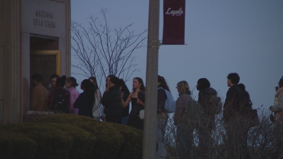 Students, staff gather for vigil for Loyola freshman killed in apparent ...