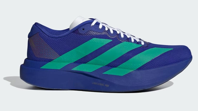 adidas gazelle silver green womens adidas Ultrarun 5 Elastic Lace Shoes - Grey/Bliss Lilac/Semi Flash Aqua main image 1