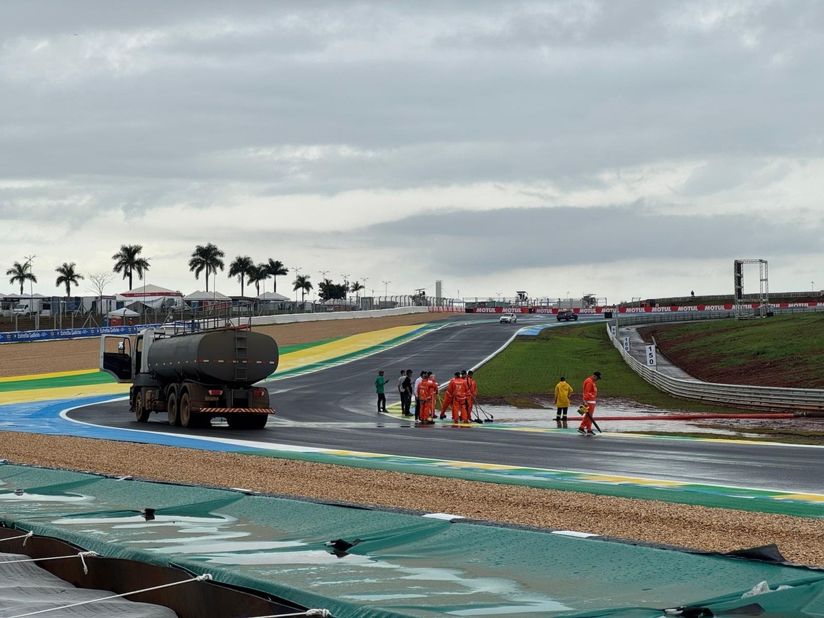 Rain delays start of MotoGP Brazilian GP practice