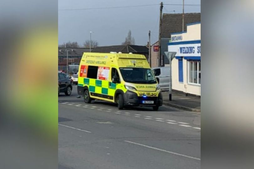 Three casualties as police and paramedics at Stoke-on-Trent A53 smash