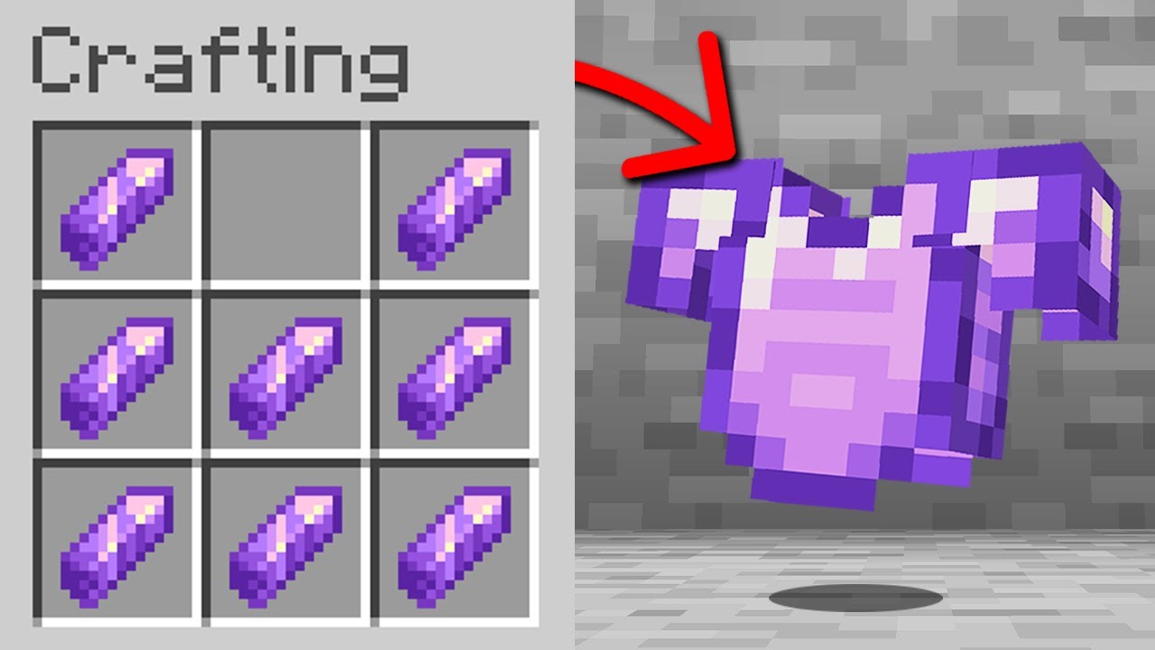 Minecraft, but there are custom crafts