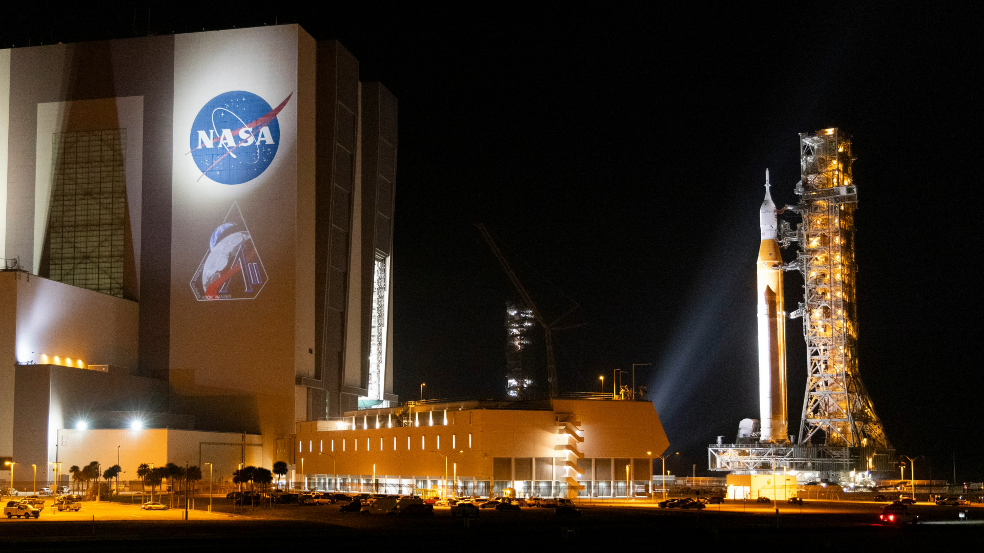 NASA rolls out Artemis II rocket as astronauts enter quarantine