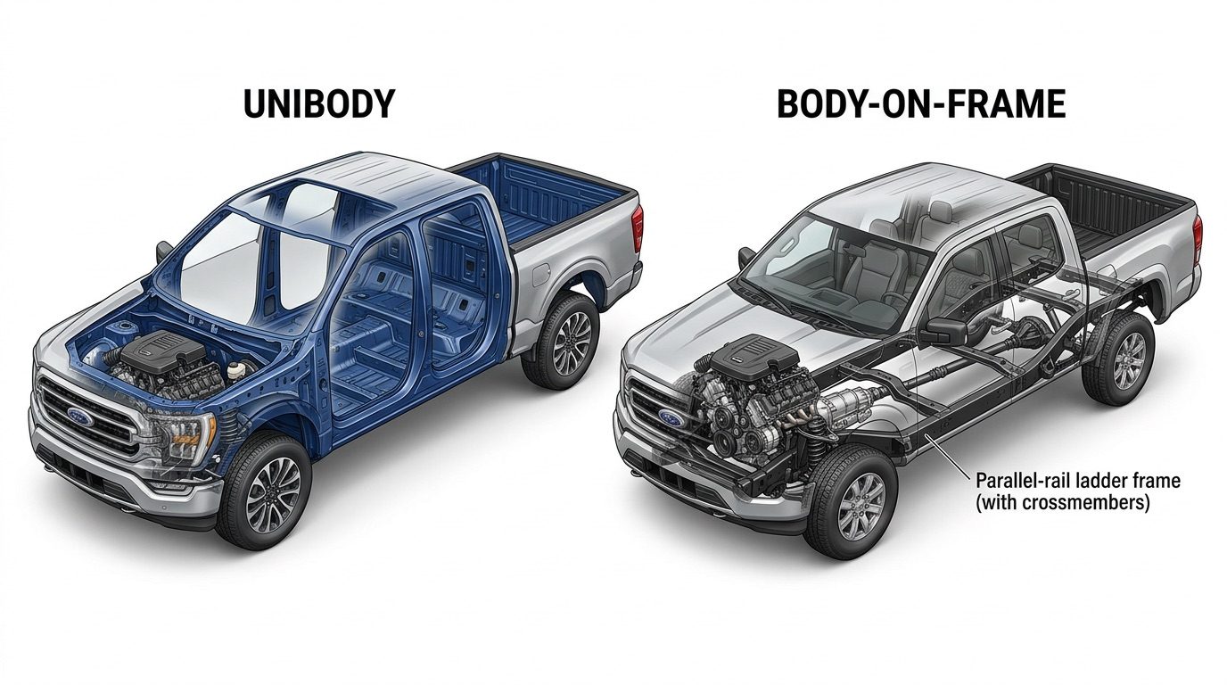 Did unibody construction kill the real truck? Owners still can't agree