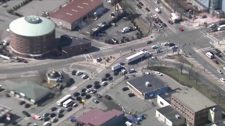 Pedestrian hospitalized after hit-and-run in Boston, police say