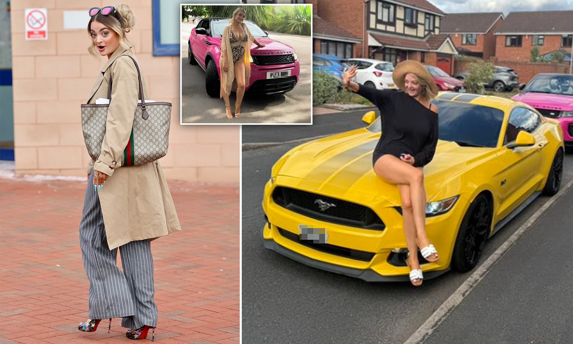 TikTok star is spared jail for crashing her car in police chase over ...
