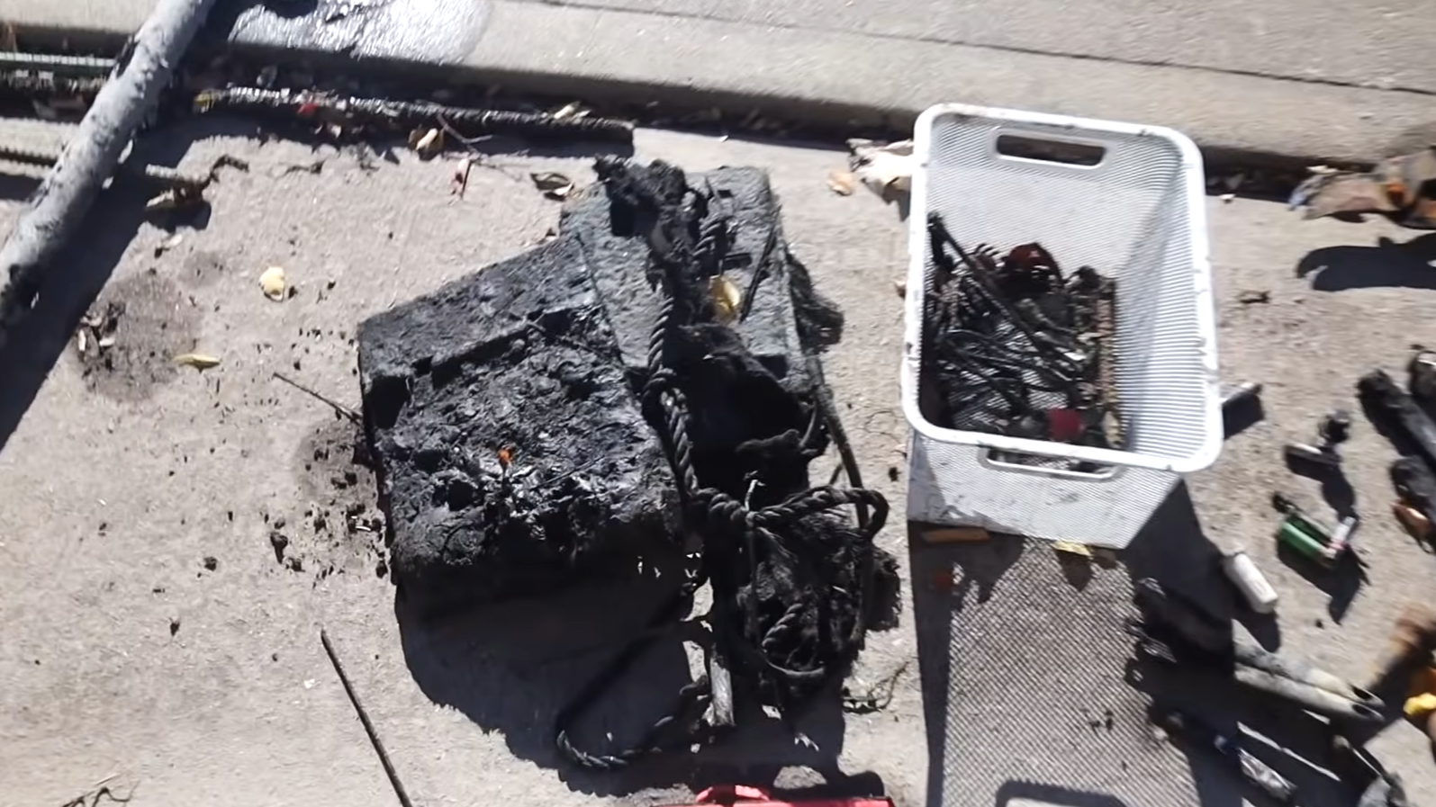 This 'safe' pulled from the water made no sense - until we looked closer