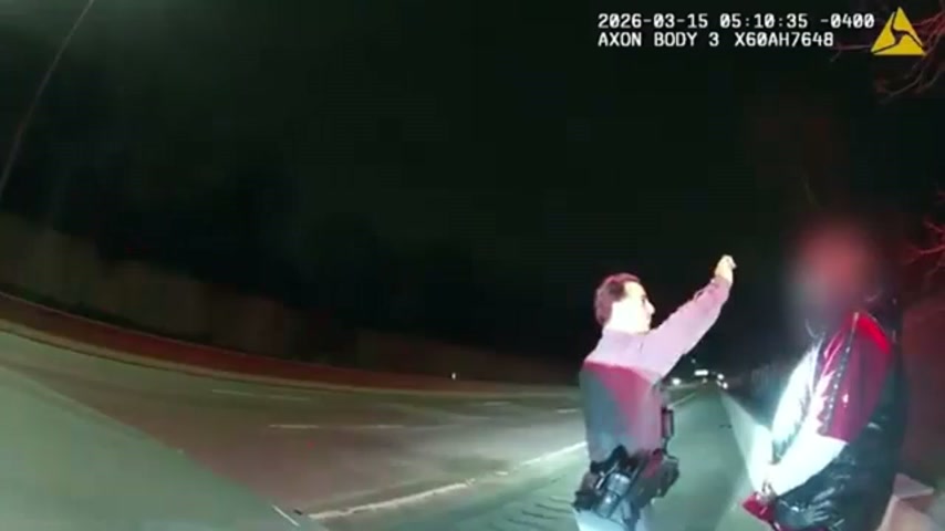 New York trooper walks away after being struck by car<br>