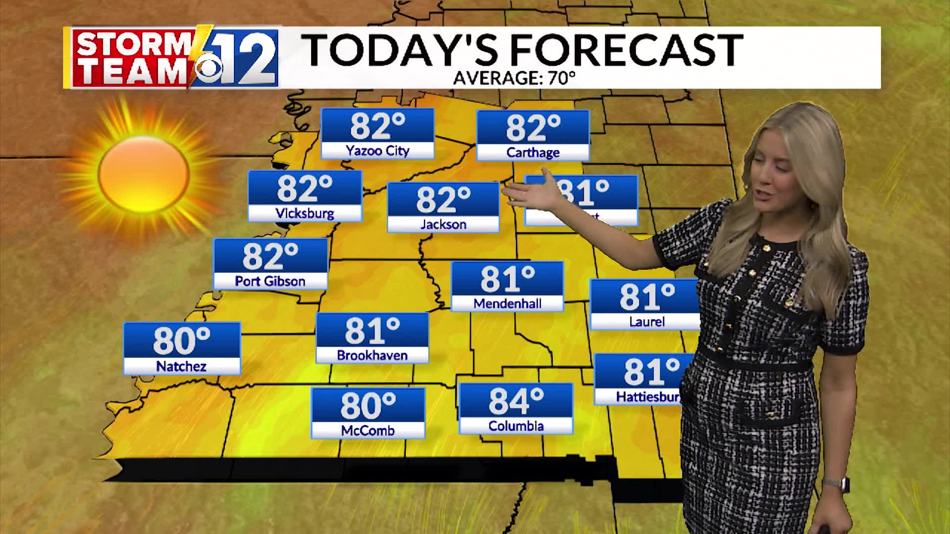 Friday noon weather update - 3/20