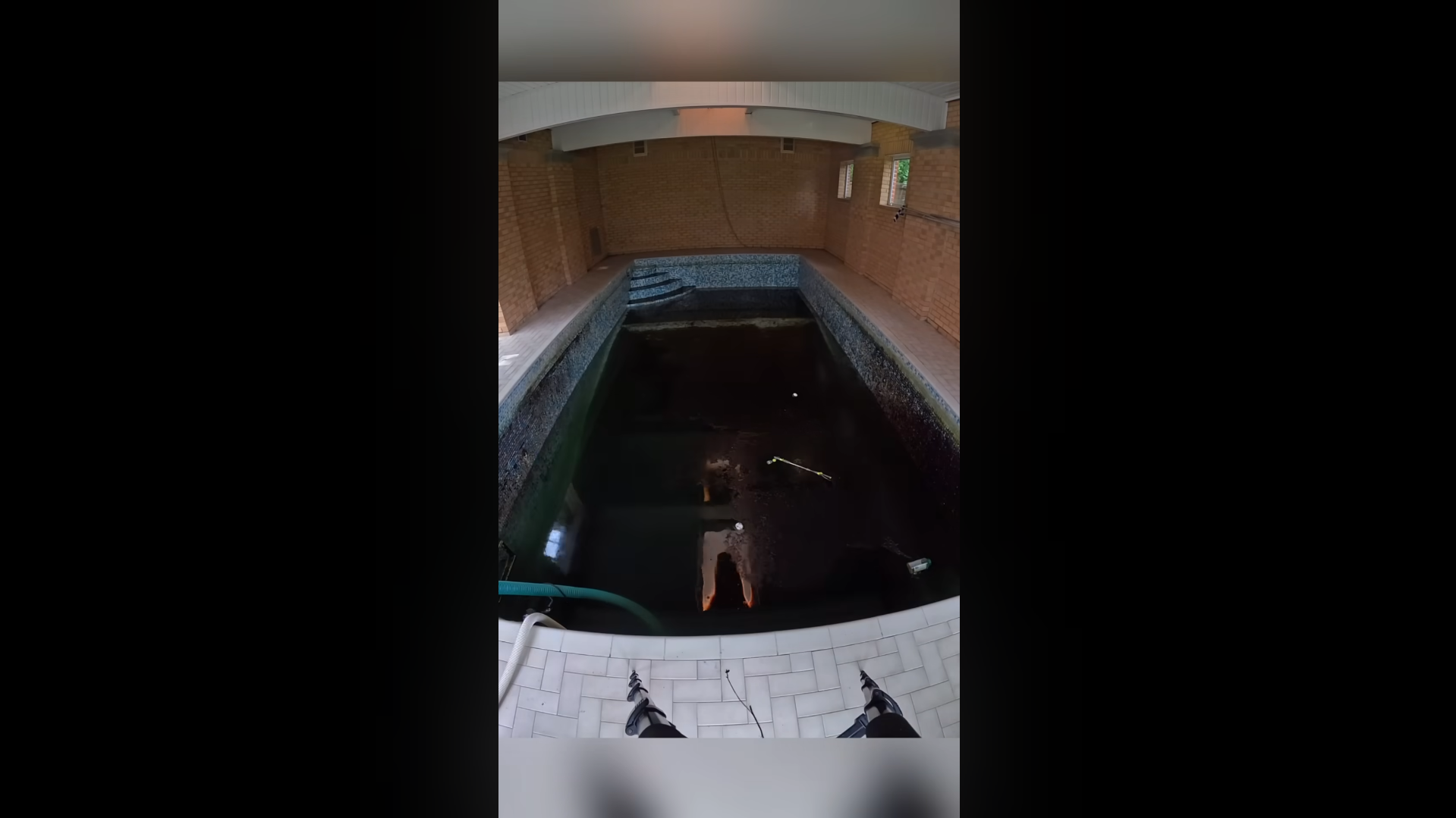 This indoor pool wasn’t just dirty - it was left to rot