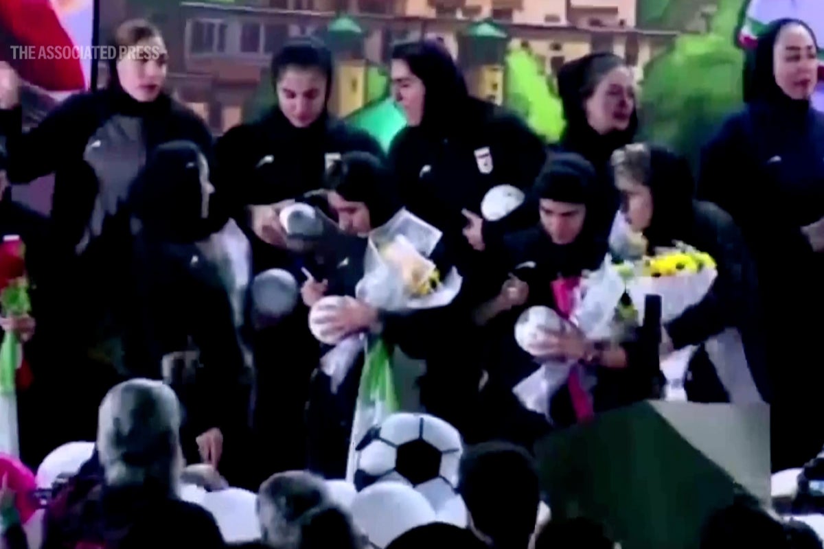 Political tug of war over Iranian women's soccer team prompts criticism ...