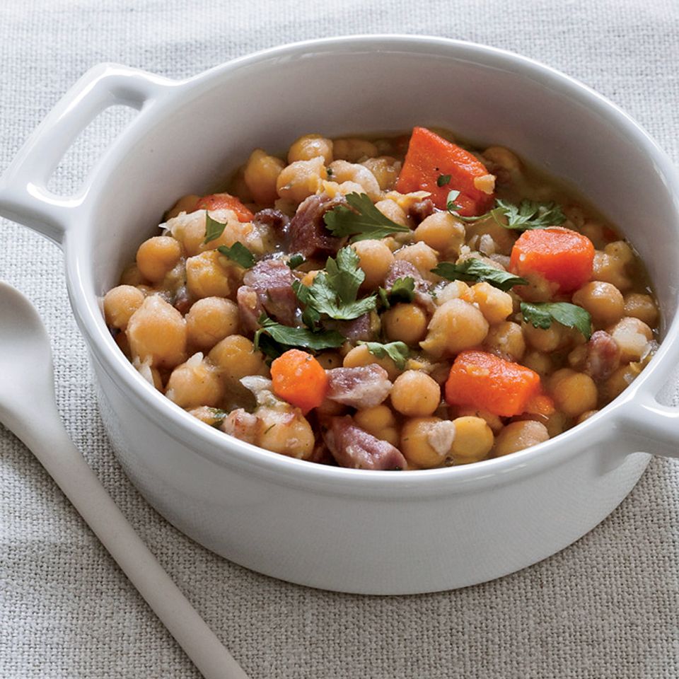 Chickpea and Ham Hock Soup