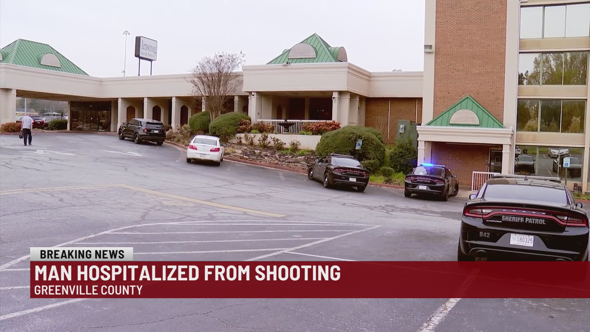 Investigation ongoing after man found shot at Greenville CO. motel