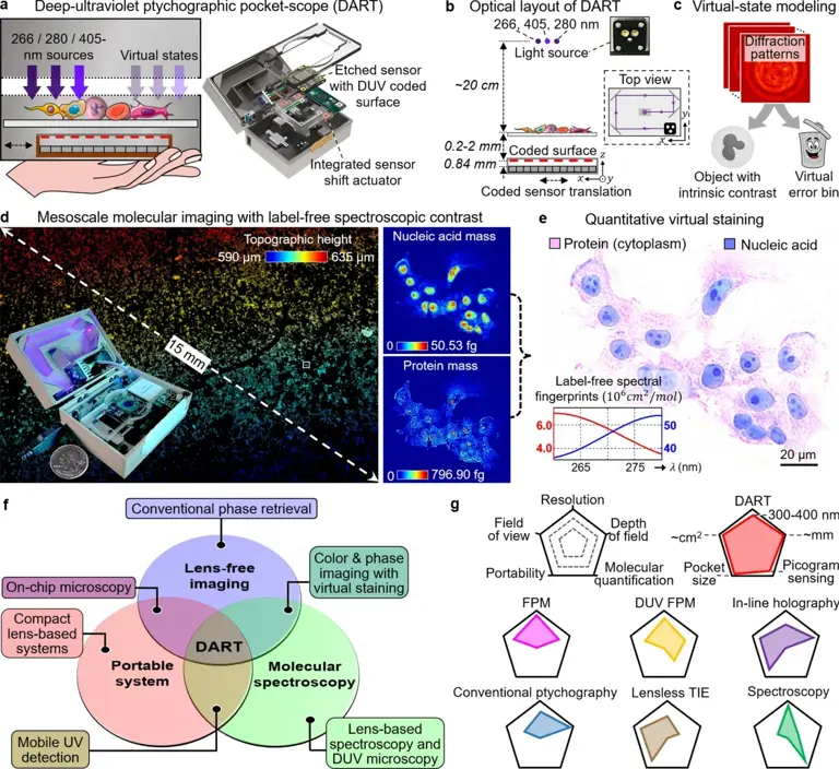 New deep-UV pocket scope provides instant molecular imaging