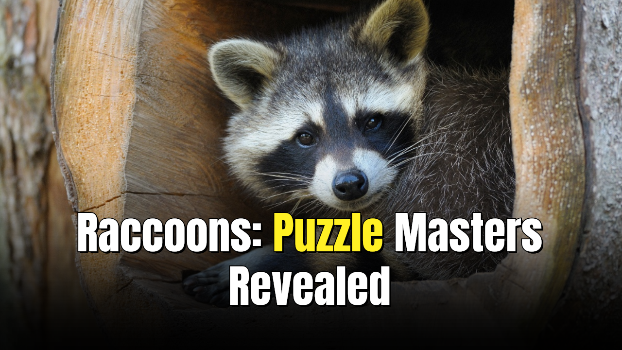 Raccoons keep picking locks even after they’ve eaten the reward ...