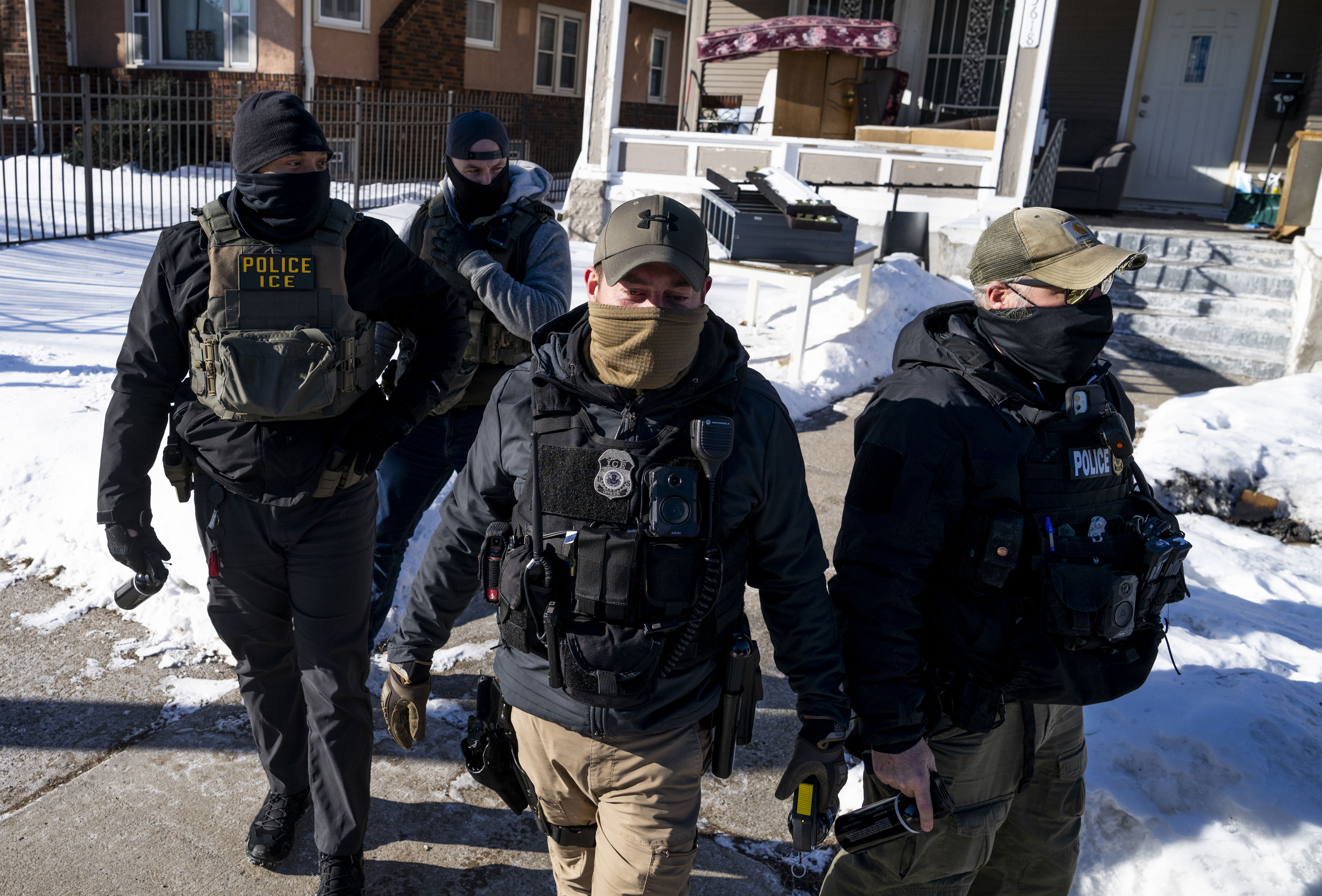 State bans ICE agents from wearing masks