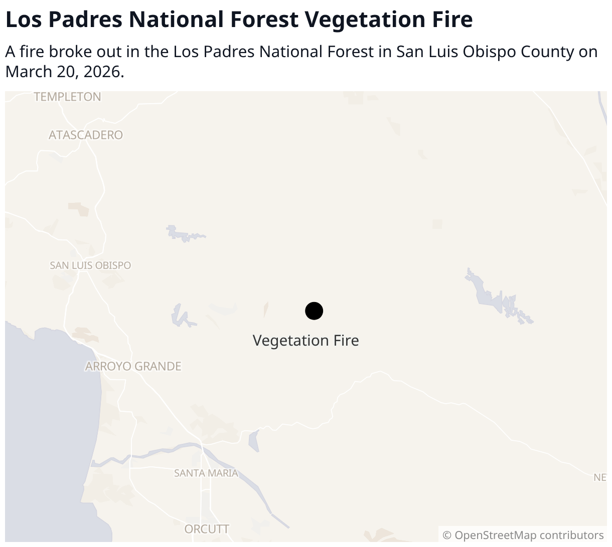 100-acre fire breaks out in the burn scar of the Gifford Fire. See where