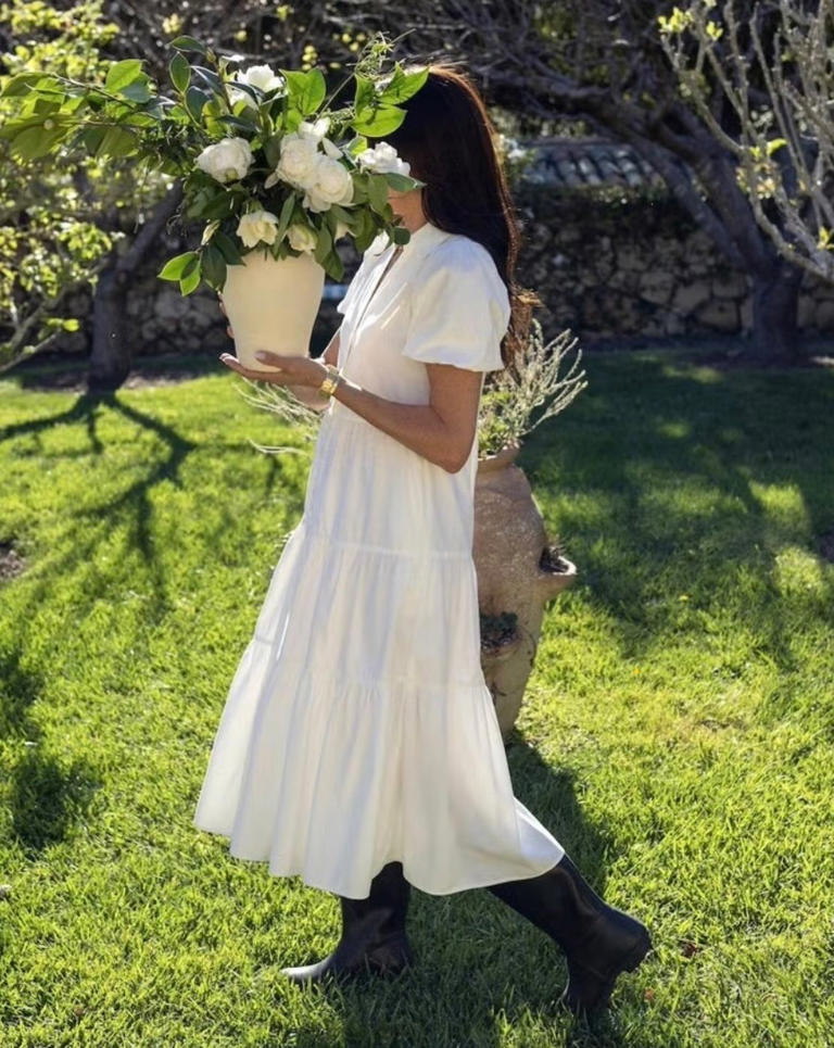 sheer a line wedding dress A-LINE CHFFON BRIDAL GOWN CDTY11