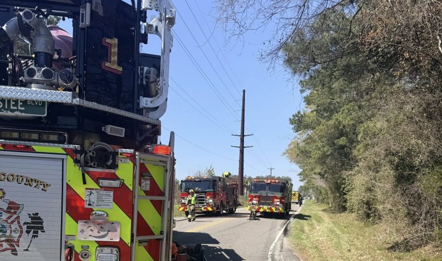 Vehicle hits utility pole, catches fire in Horry County; critical ...