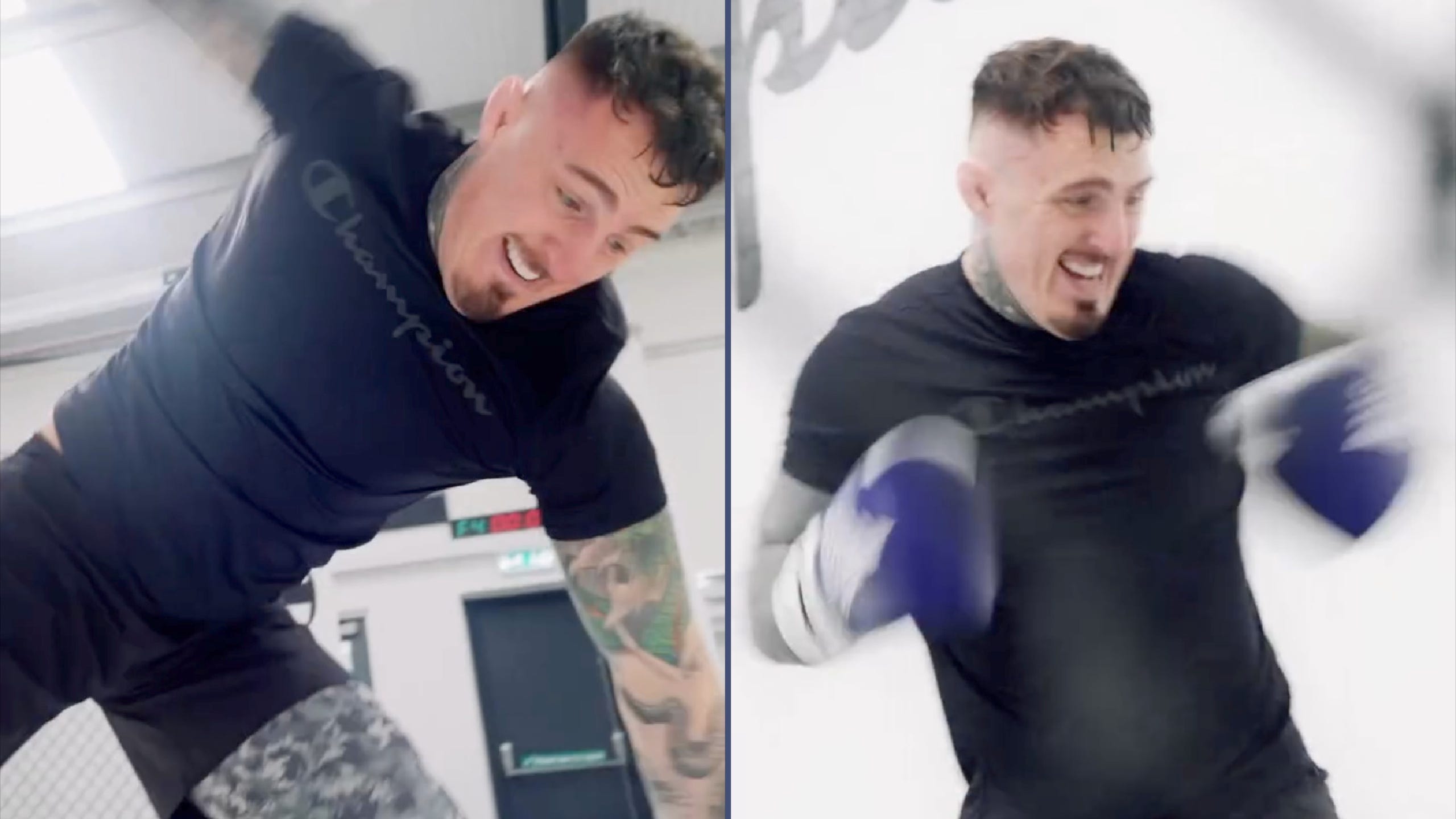 UFC champion Tom Aspinall shares training footage: 