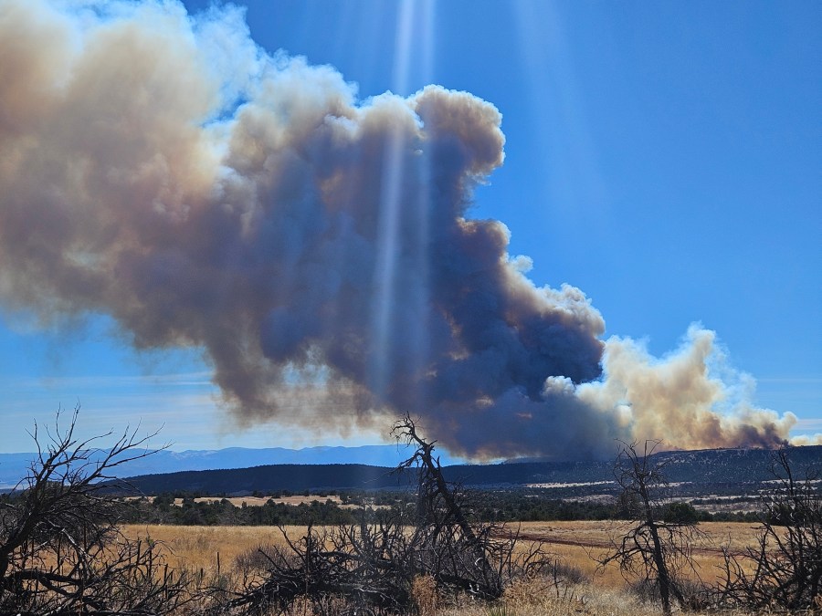 Update: Evacuations underway in Penrose for fire near Highway 115