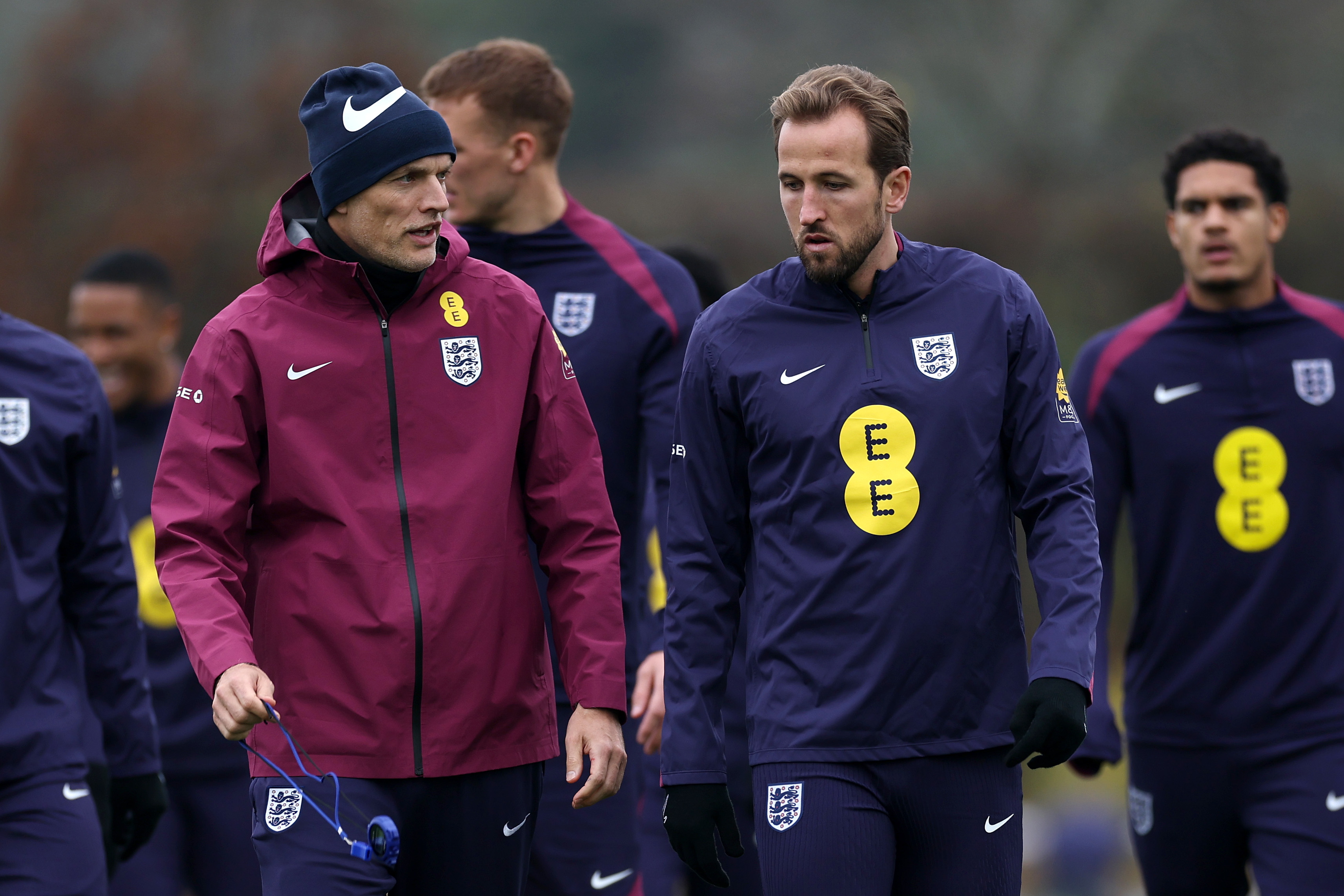 Bayern Munich’s Harry Kane among 11 players who will report late for England<br><br>