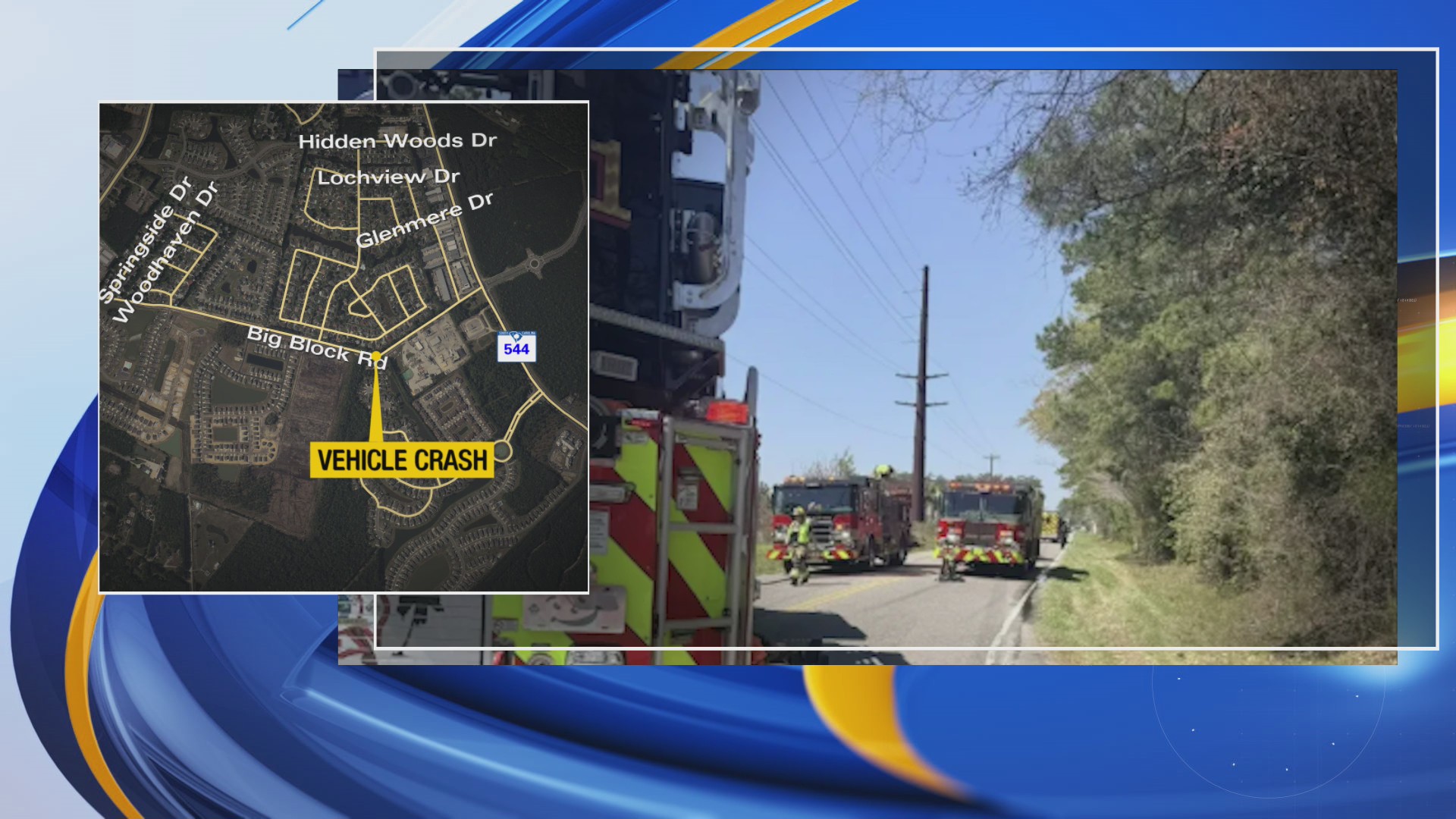 Vehicle hits utility pole, catches fire in Horry County; critical ...