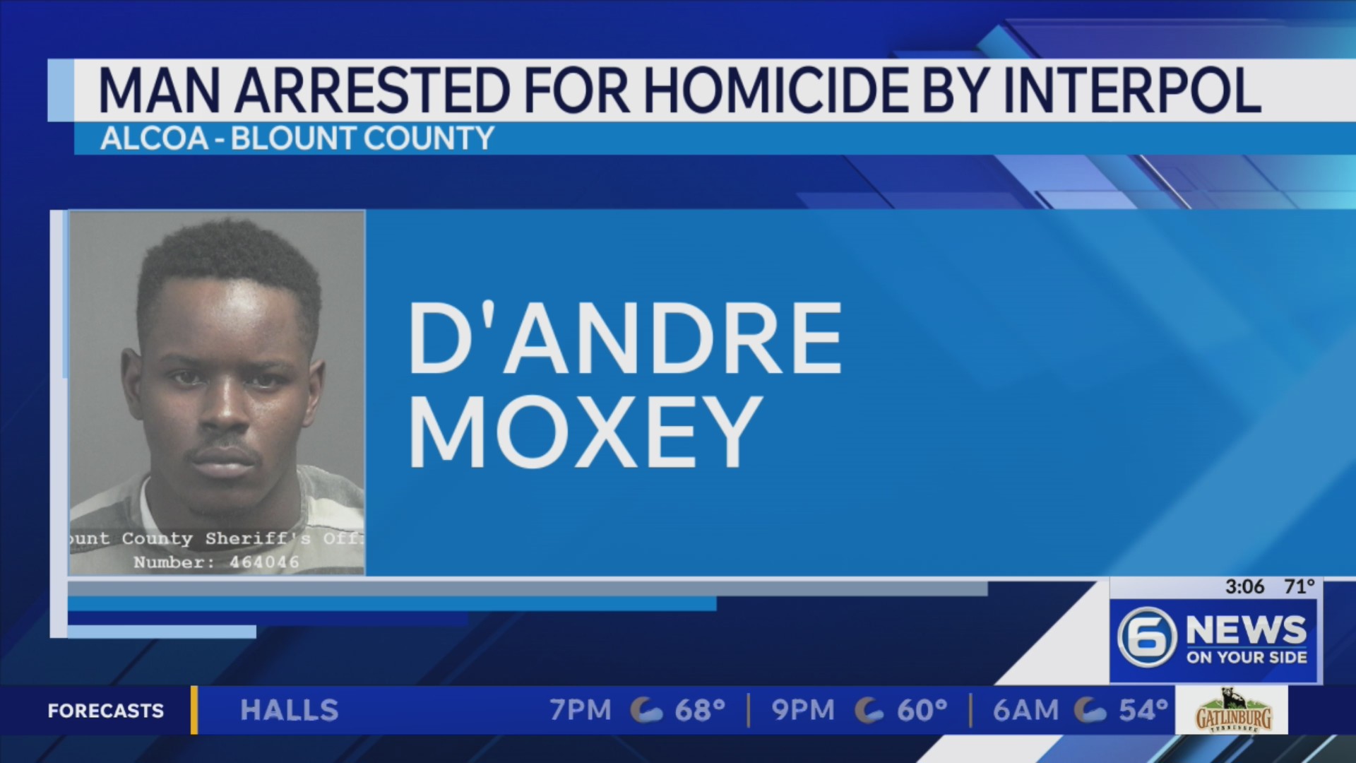 Man wanted by Interpol on attempted murder charge arrested in Alcoa