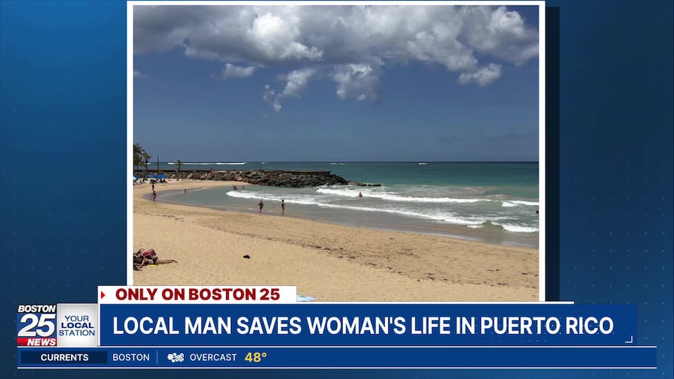 Mass. native vacationing in Puerto Rico saves woman swept away in dangerous rip current<br><br>