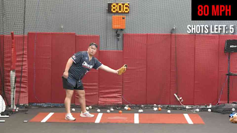 I tried catching 100 mph with cheap gloves