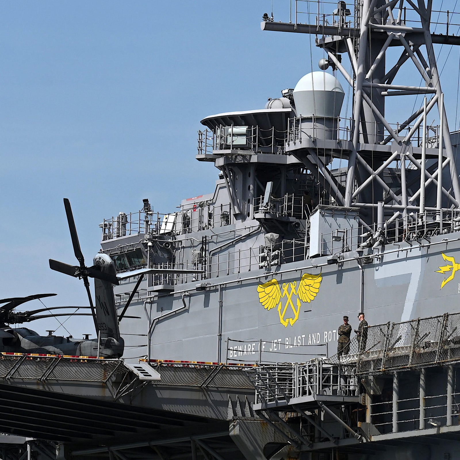 Around 2,200 Marines, 3 warships headed to Middle East as Iran war ...
