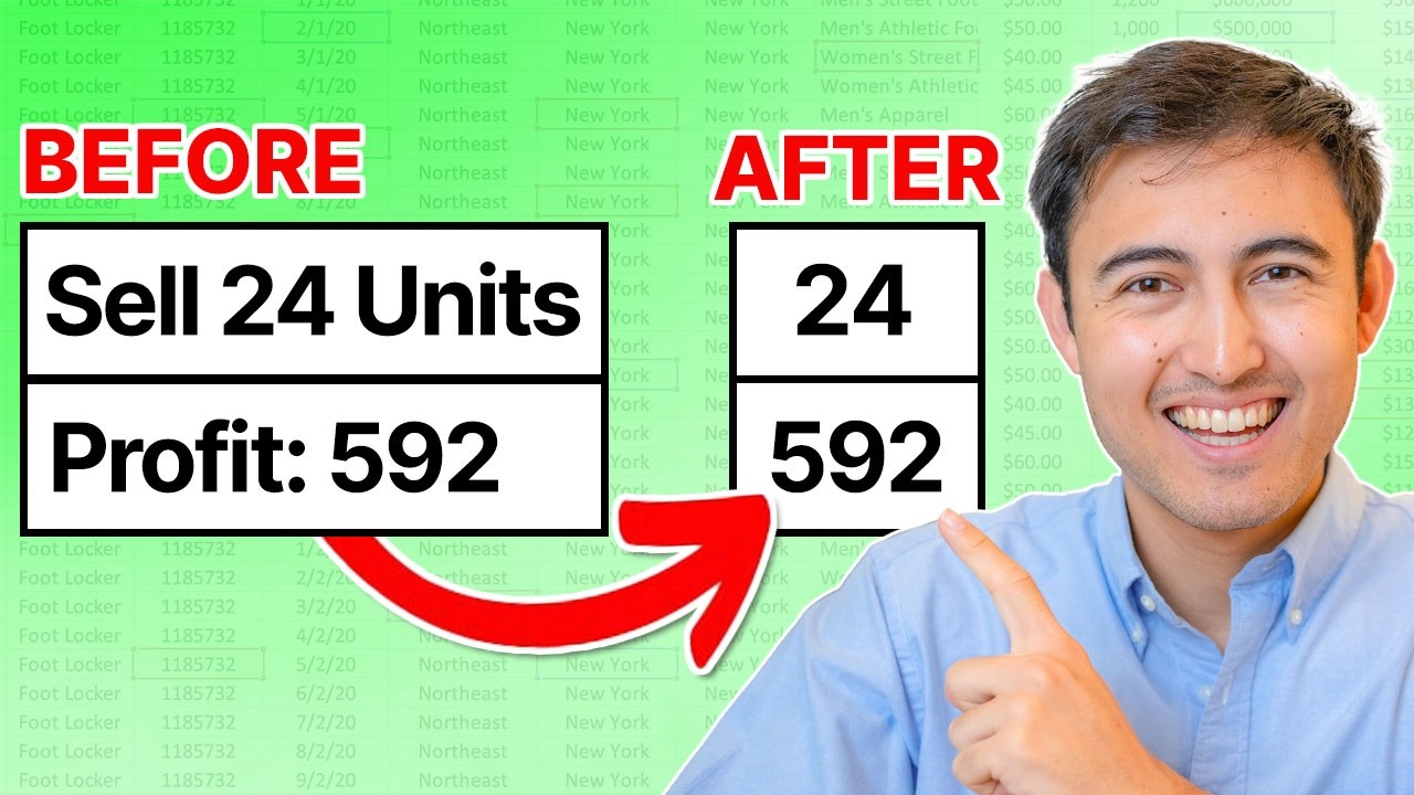 How to extract numbers and text easily in Excel