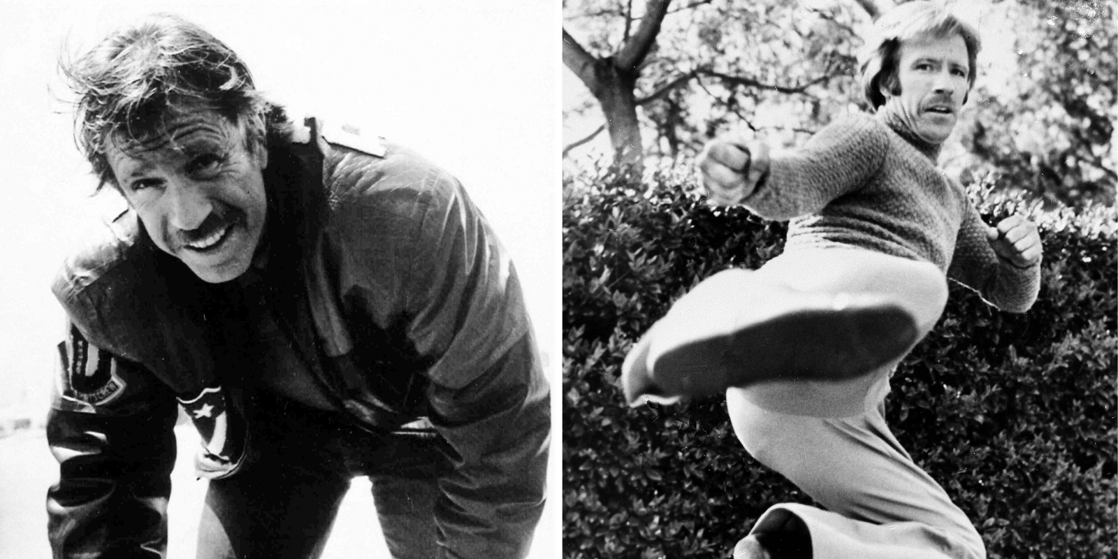 Chuck Norris var den ”stenhårde 80-talskungen”