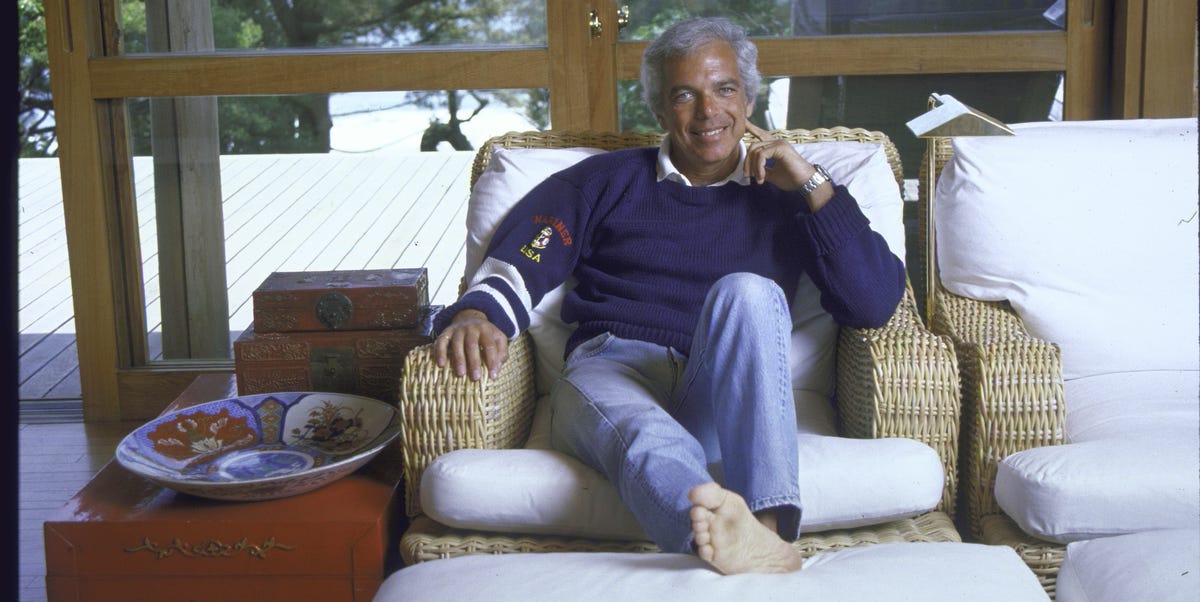Ralph Lauren's design style over the years, on the runway and at home