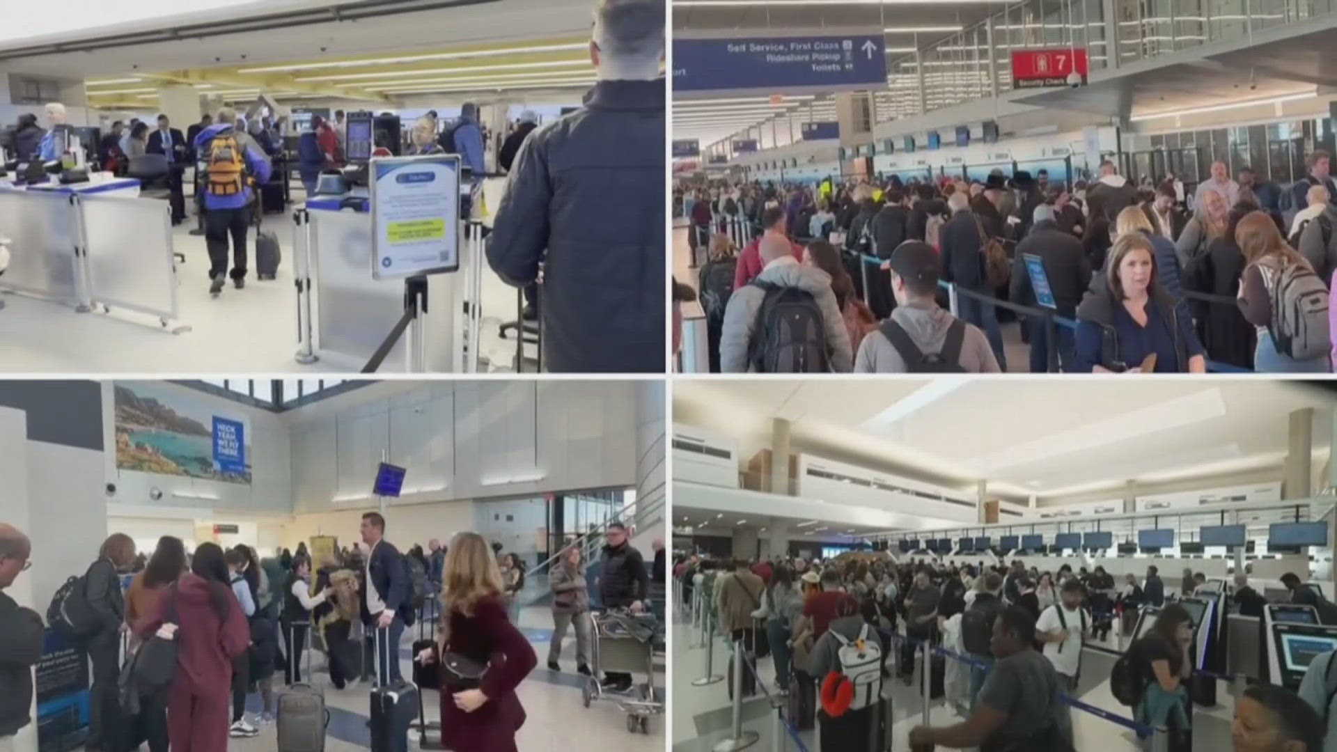 Spring break travel delays amid partial government shutdown