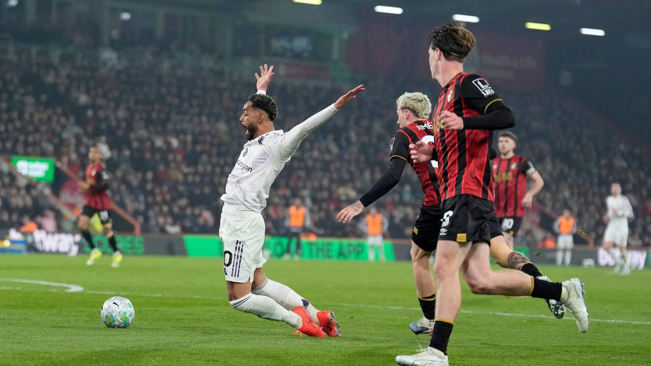 Fernandes shines as Manchester United and Bournemouth draw 2-2
