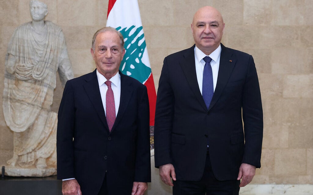 US hails Lebanon’s proposal for talks with Israel as Hezbollah keeps up rocket fire<br><br>