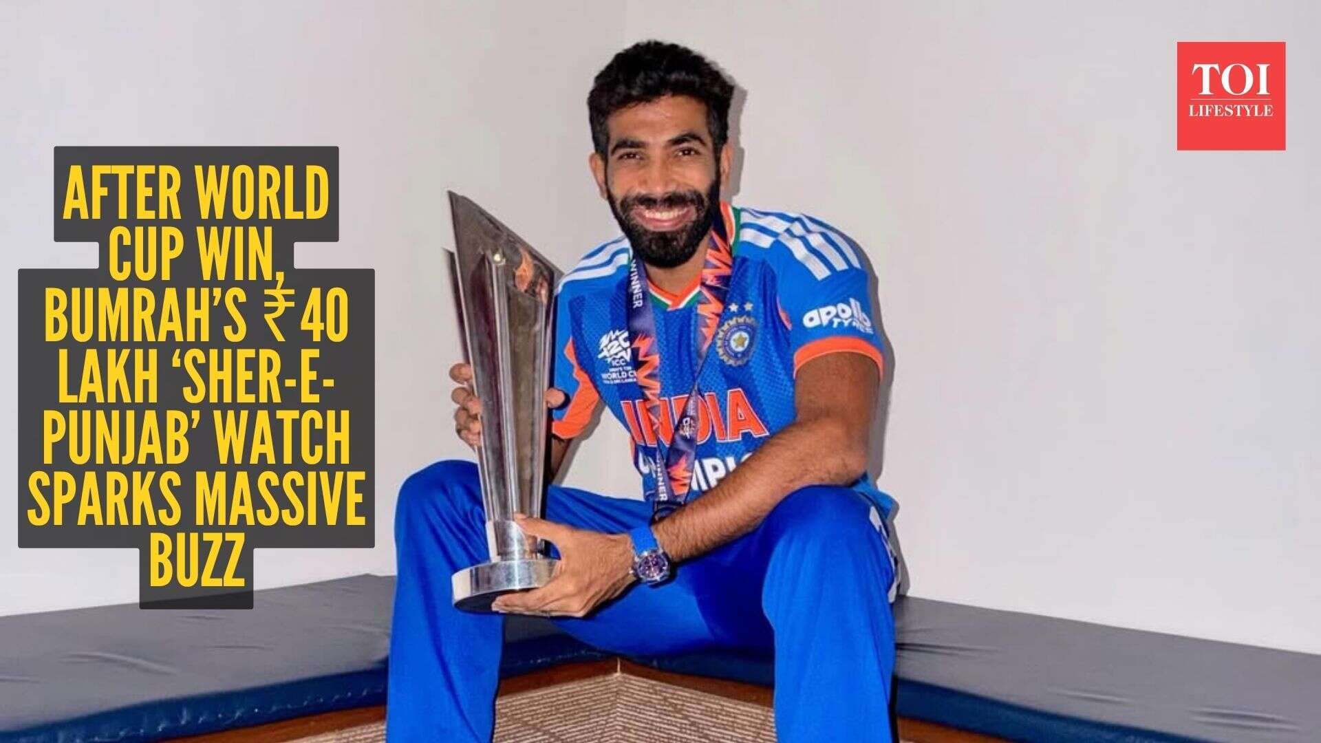 Jasprit Bumrah’s ₹40 lakh 'Sher-e-Punjab' watch goes viral post World Cup