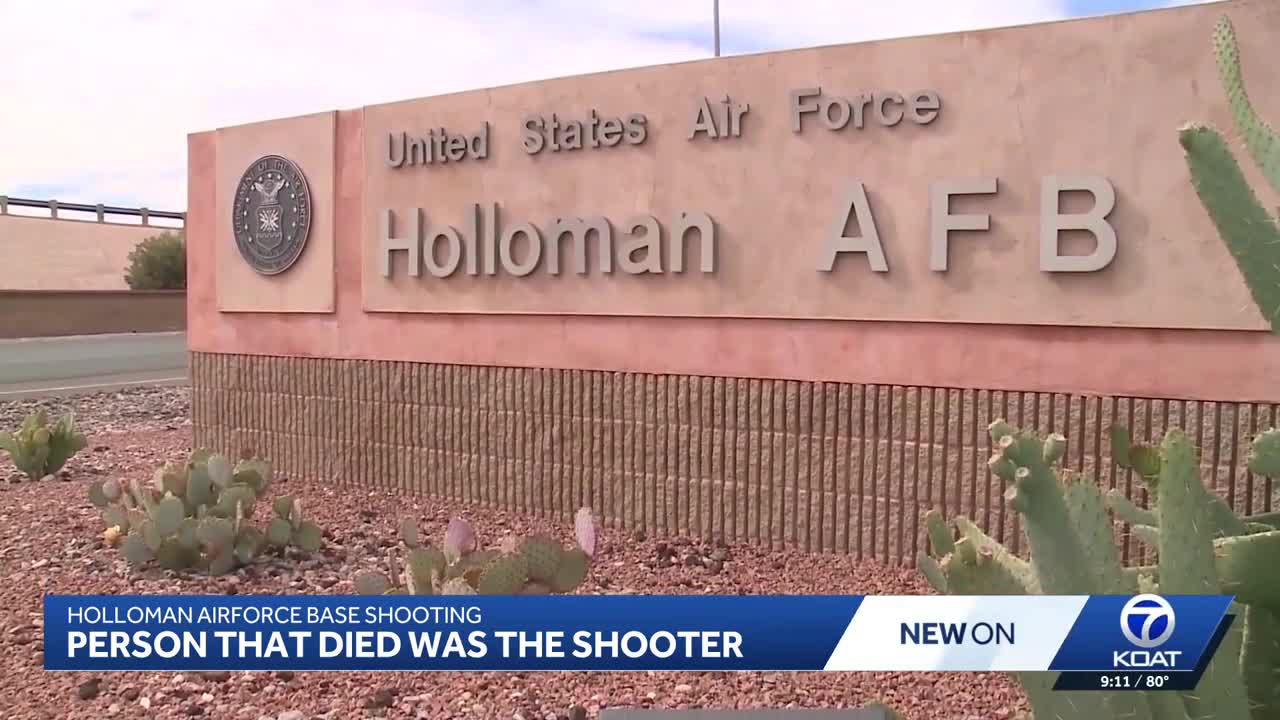 Shooter identified at Holloman AFB
